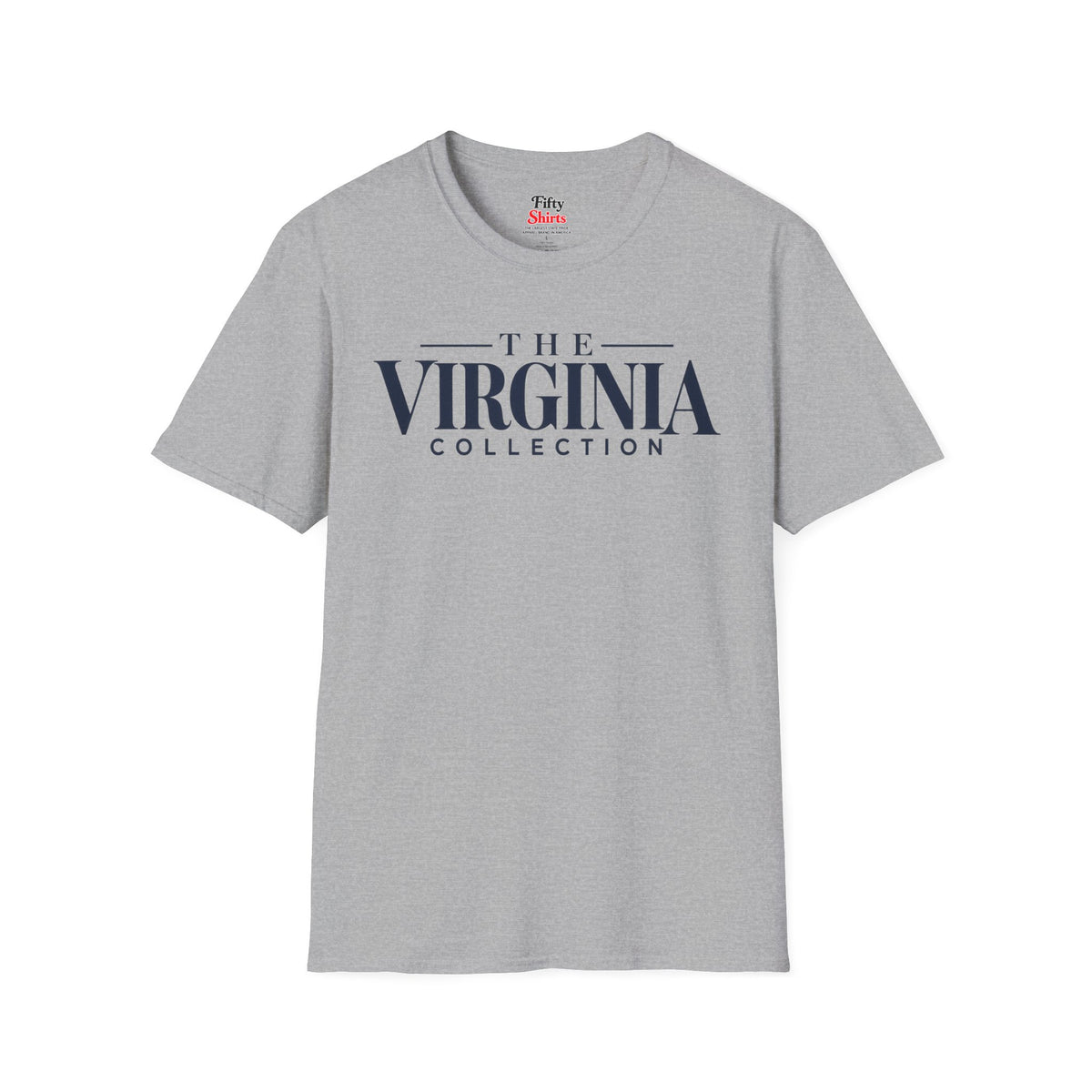 The Virginia Collection Unisex Softstyle T Shirt State Name Graphic Tee