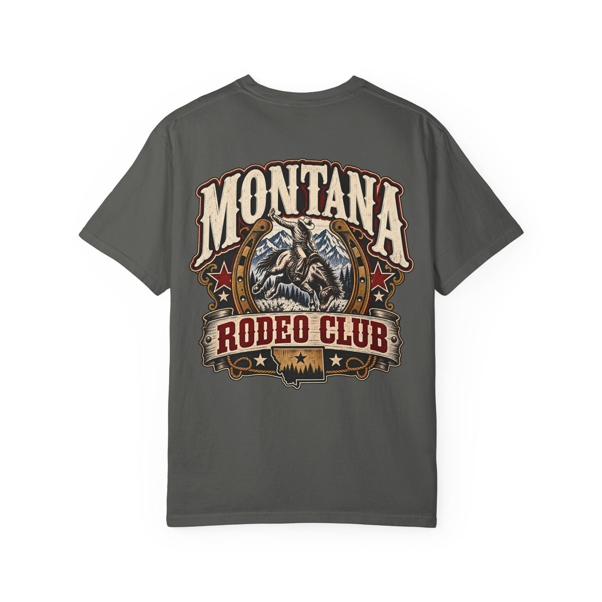 Montana Rodeo Club Unisex Comfort Color 1717 Streetwear Graphic Tee