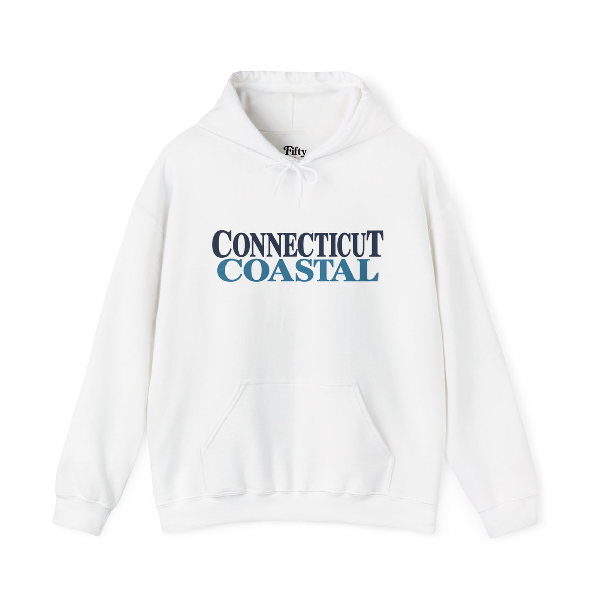 Connecticut Coastal Unisex Hoodie State Name Graphic