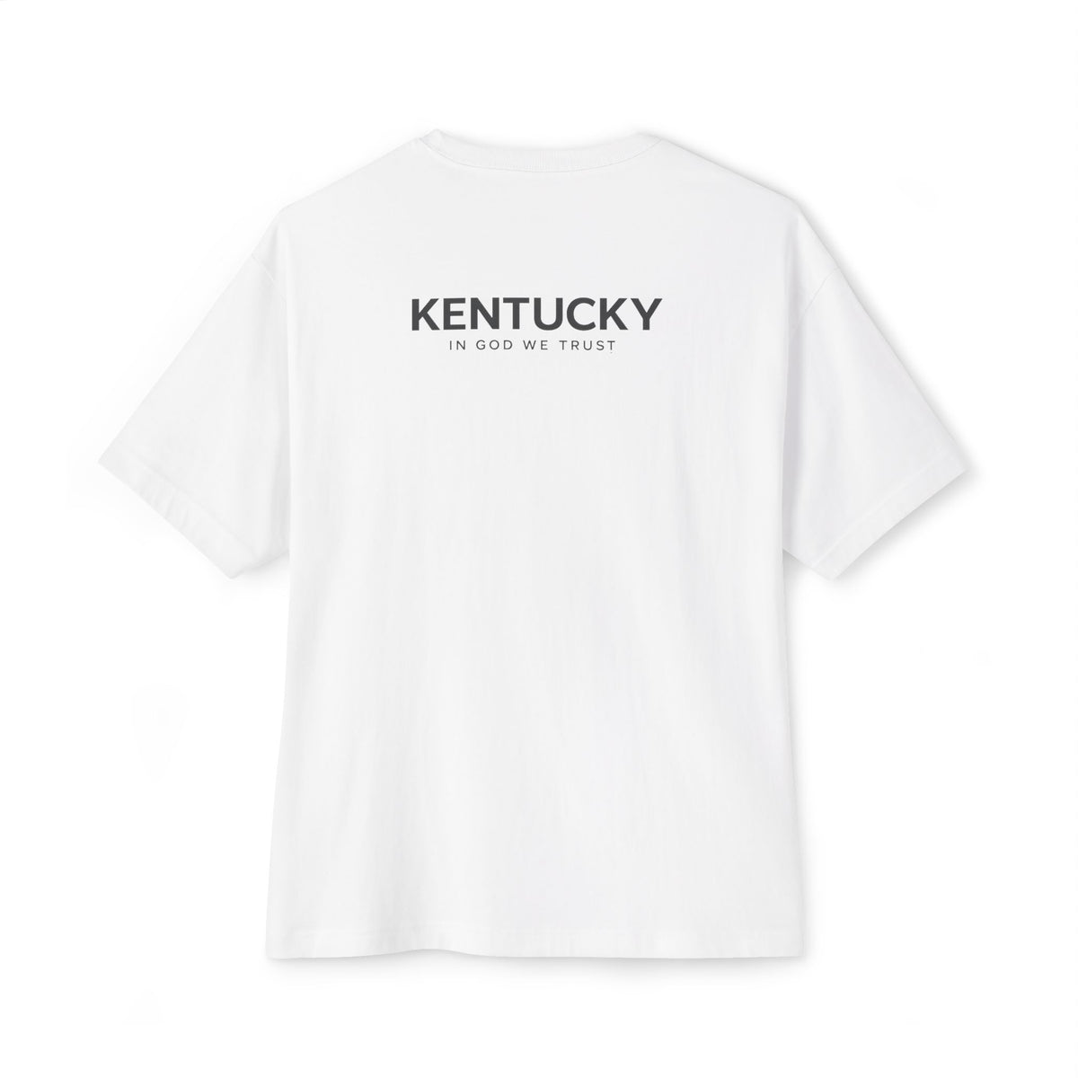 Kentucky All State In God We Trust Unisex Casual Oversized Boxy Tee