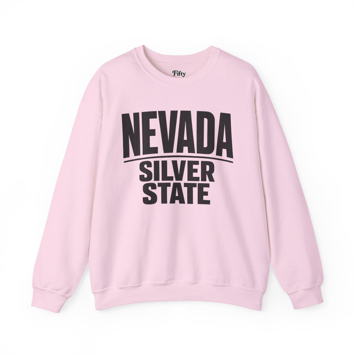 Nevada Silver State Unisex Crewneck Sweatshirt State Name Graphic