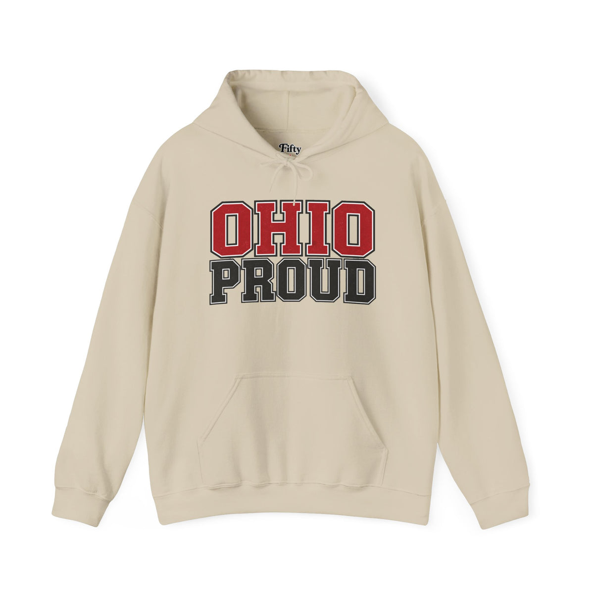 Ohio Proud Unisex Hoodie State Name Graphic