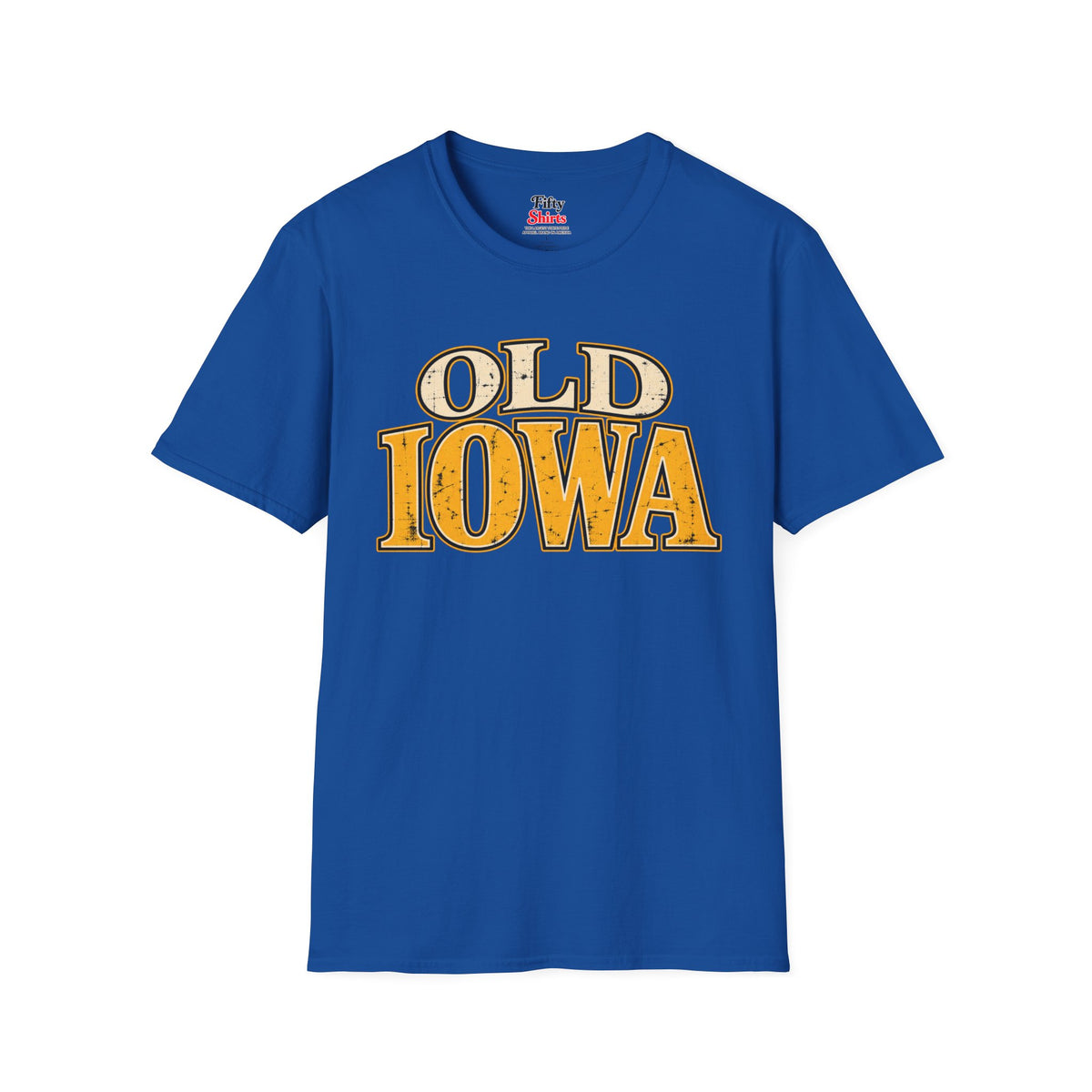 Old Iowa Unisex Softstyle T Shirt State Name Graphic Tee