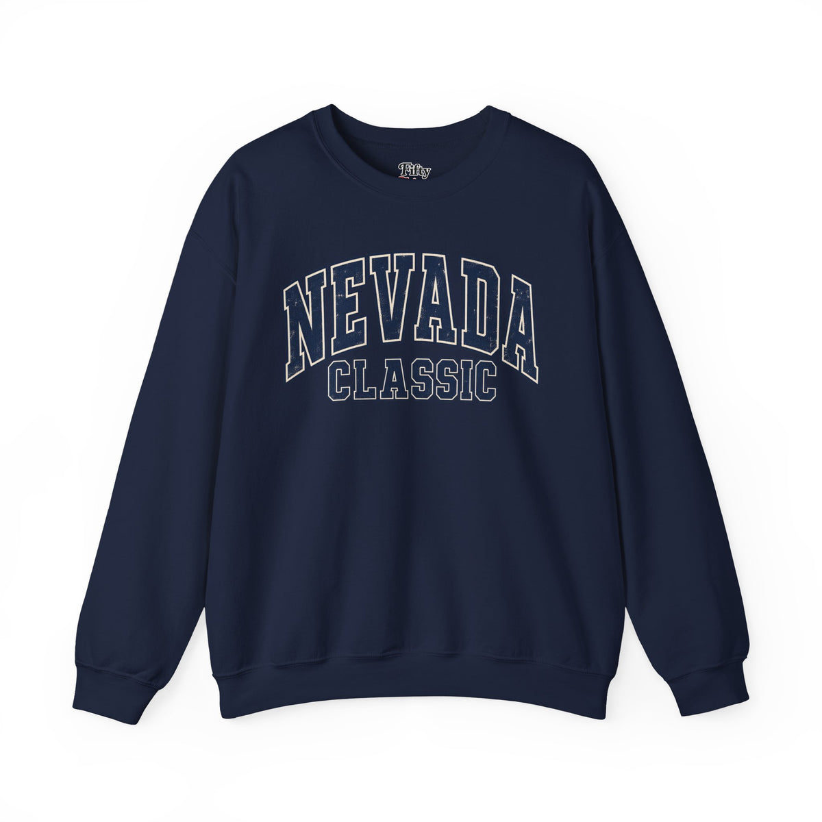 Nevada Classic Unisex Crewneck Sweatshirt State Name Graphic