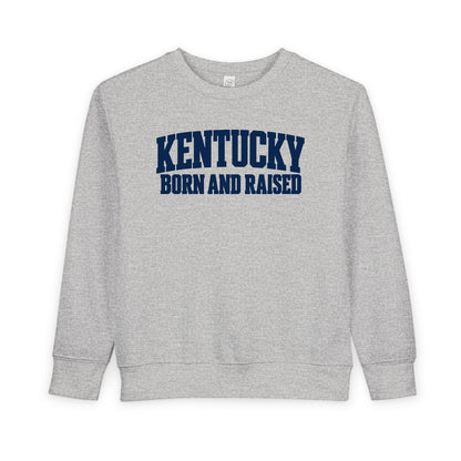 Kentucky Born and Raised  Modern Heritage Unisex Toddler Sweatshirt