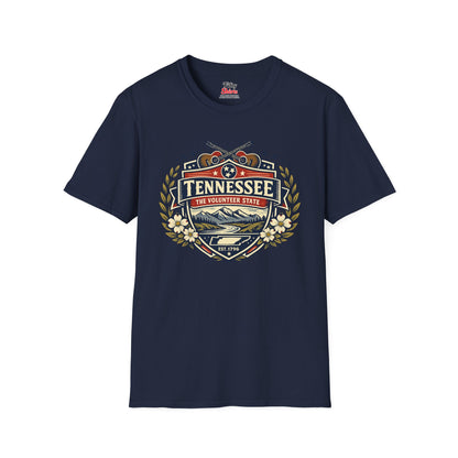 Tennessee Heritage Badge Unisex Softstyle T Shirt State Pride Graphic Tee Collections FS03