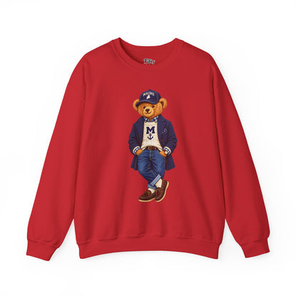 Maine- Game Day Teddy Bear Sweatshirt