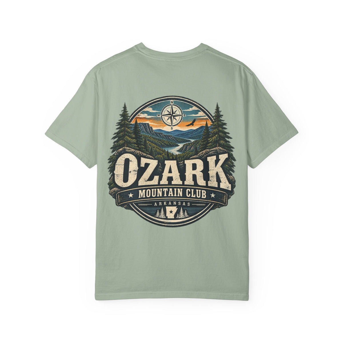 Arkansas Ozark Mountain Club Unisex Comfort Color 1717 Streetwear Graphic Tee