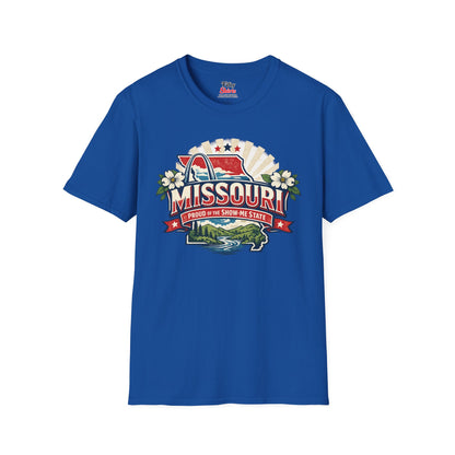 Missouri State Pride Unisex Softstyle T Shirt State Pride Graphic Tee Collections FS03
