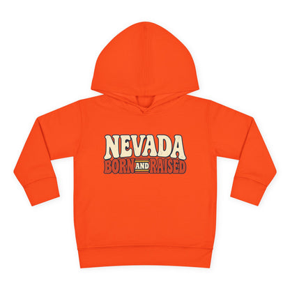 Nevada Born and Raised Retro 1970s Desert Unisex Toddler Pullover Fleece Hoodie