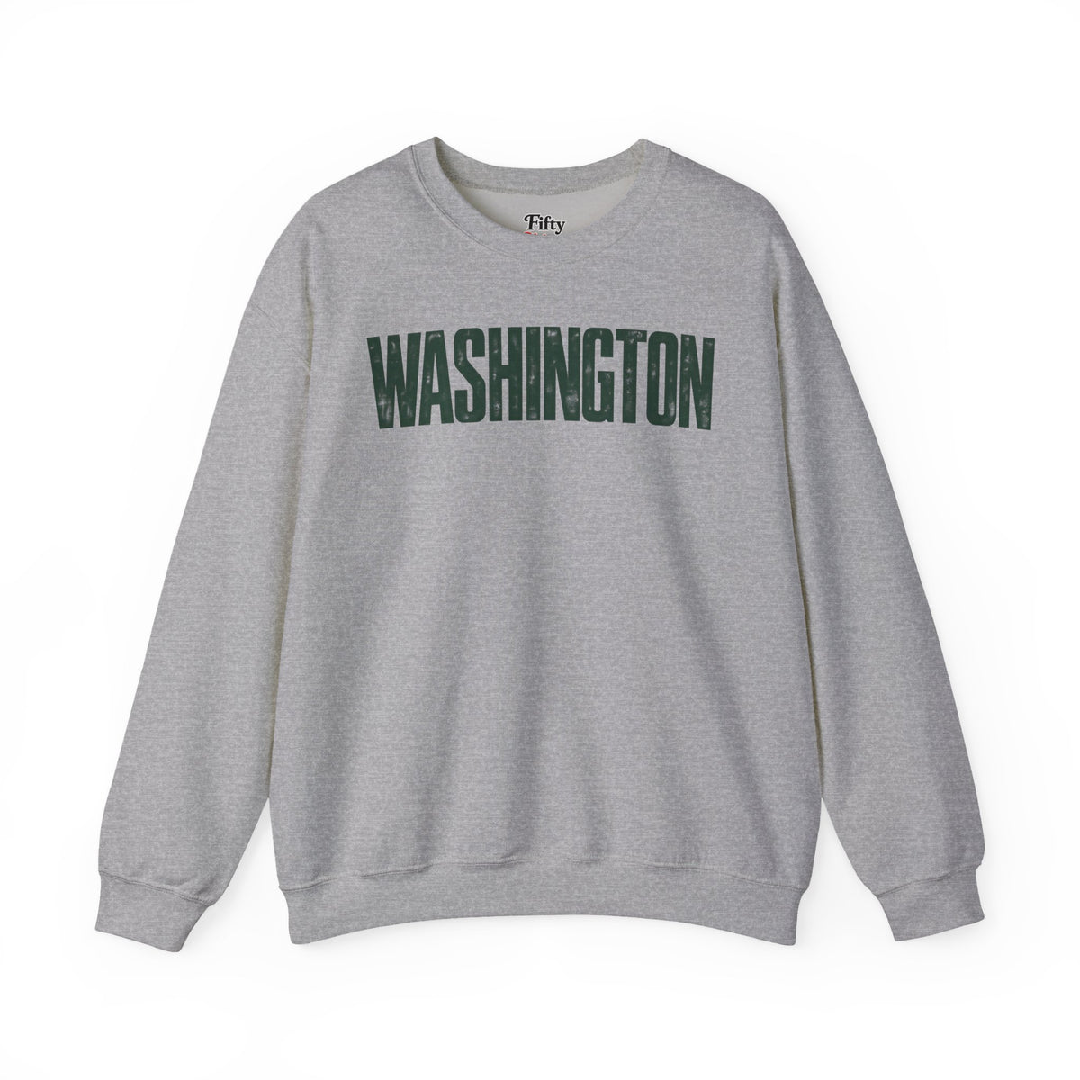 Washington Unisex Crewneck Sweatshirt State Name Graphic