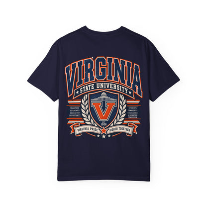 Virginia State University Unisex Comfort Color 1717 Streetwear Graphic Tee