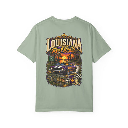 Louisiana Bayou Road Kings Unisex Comfort Color 1717 Streetwear Graphic Tee