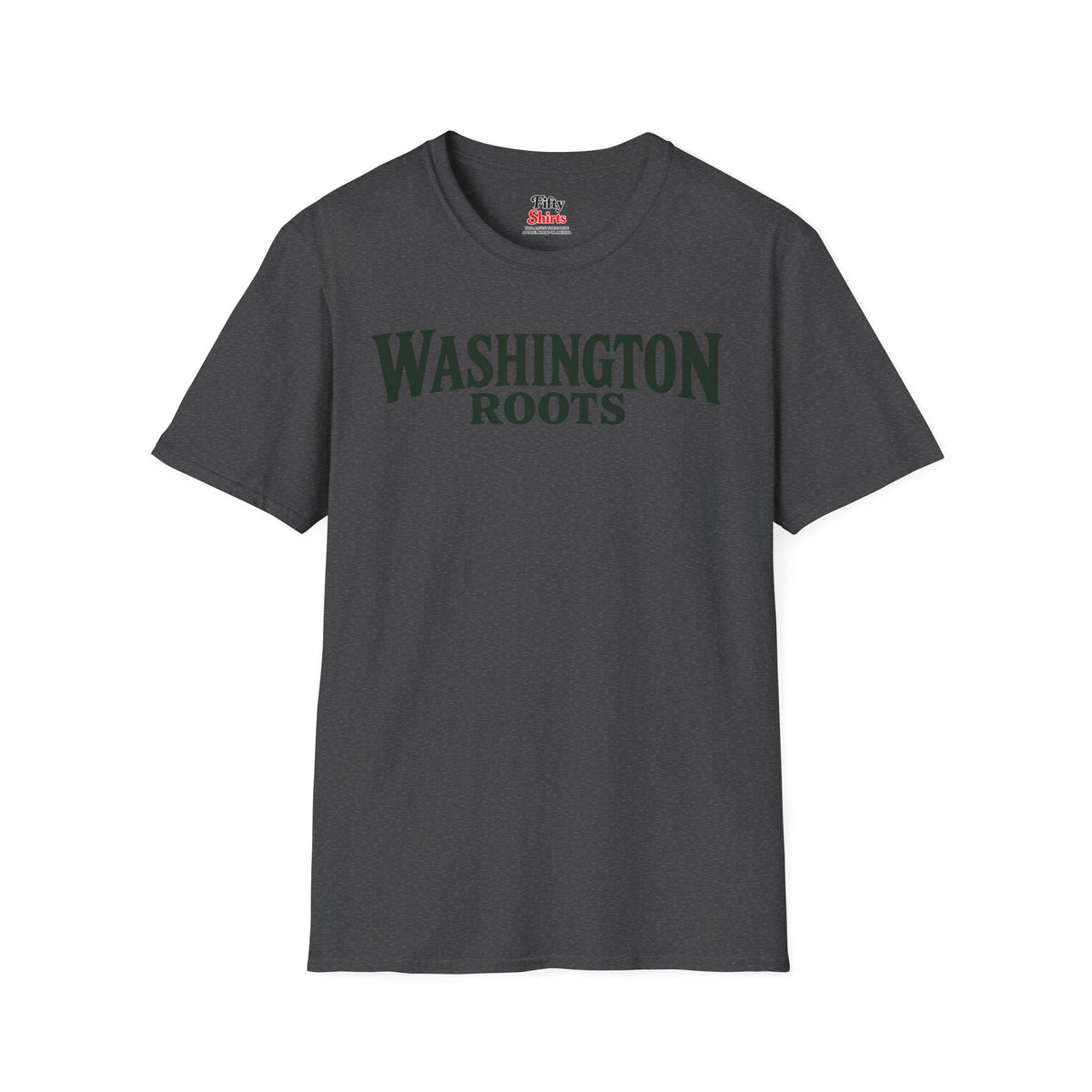 Washington Roots Unisex Softstyle T Shirt State Name Graphic Tee