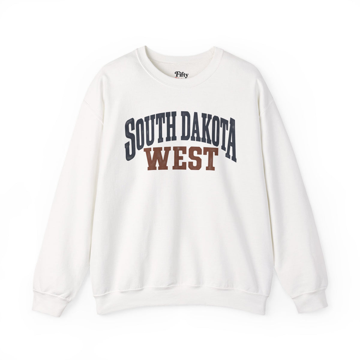 South Dakota West Unisex Crewneck Sweatshirt State Name Graphic
