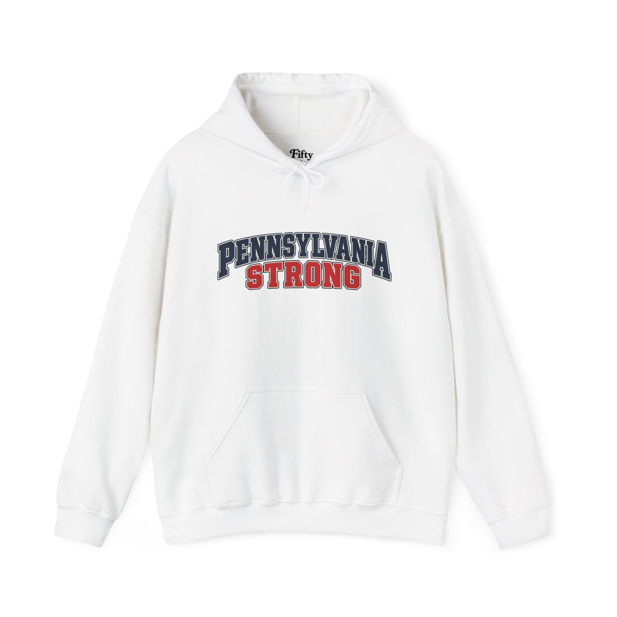Pennsylvania Strong Unisex Hoodie State Name Graphic