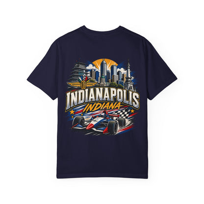 Indianapolis Indiana Unisex Comfort Color 1717 Streetwear Graphic Tee