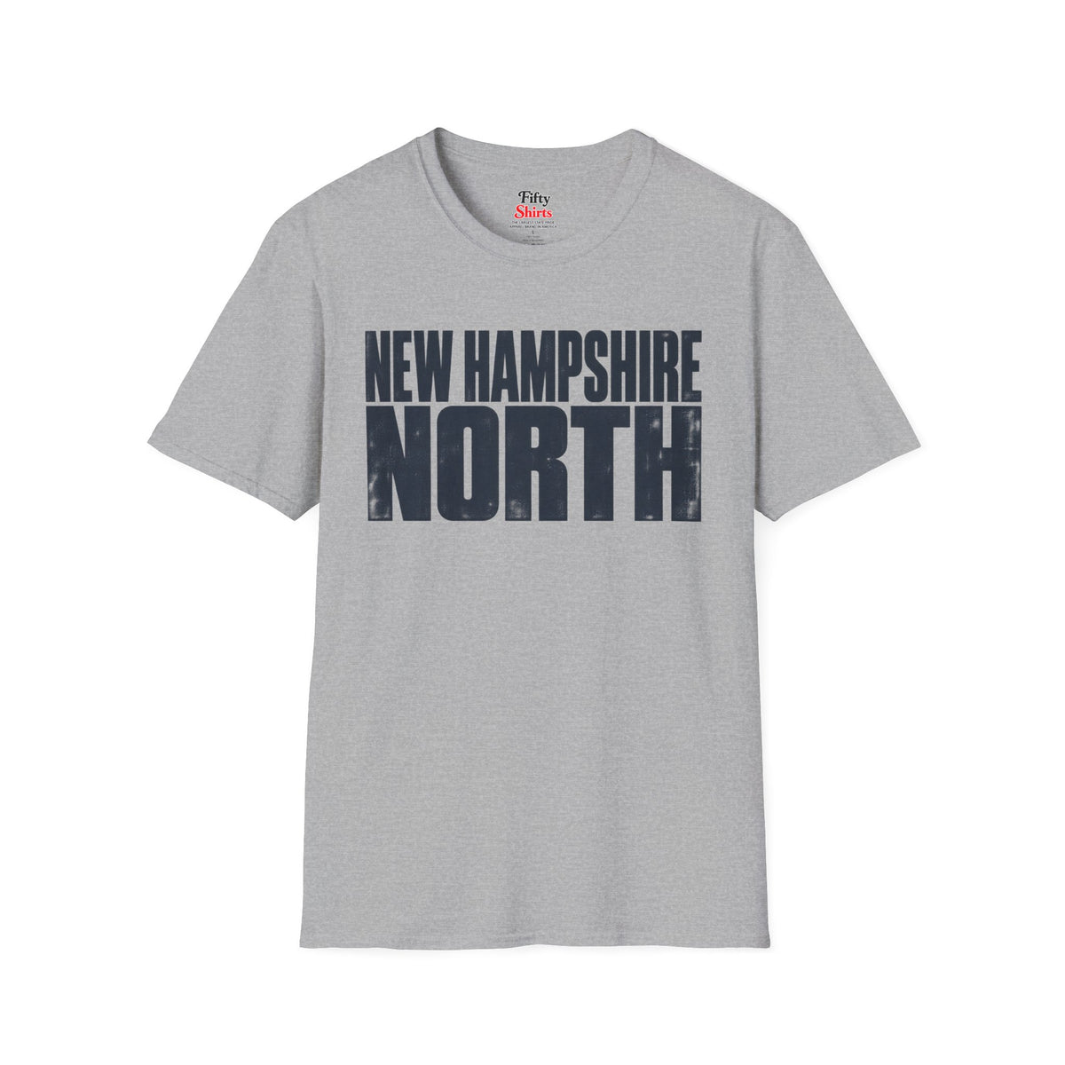 New Hampshire North Unisex Softstyle T Shirt State Name Graphic Tee