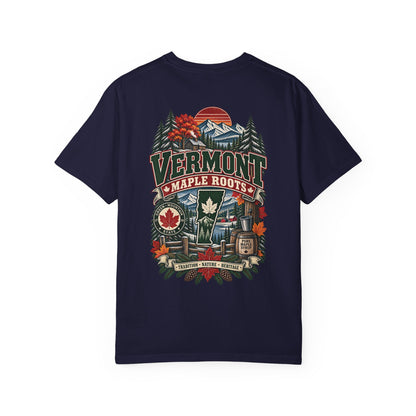 Vermont Maple Roots Unisex Comfort Color 1717 Streetwear Graphic Tee