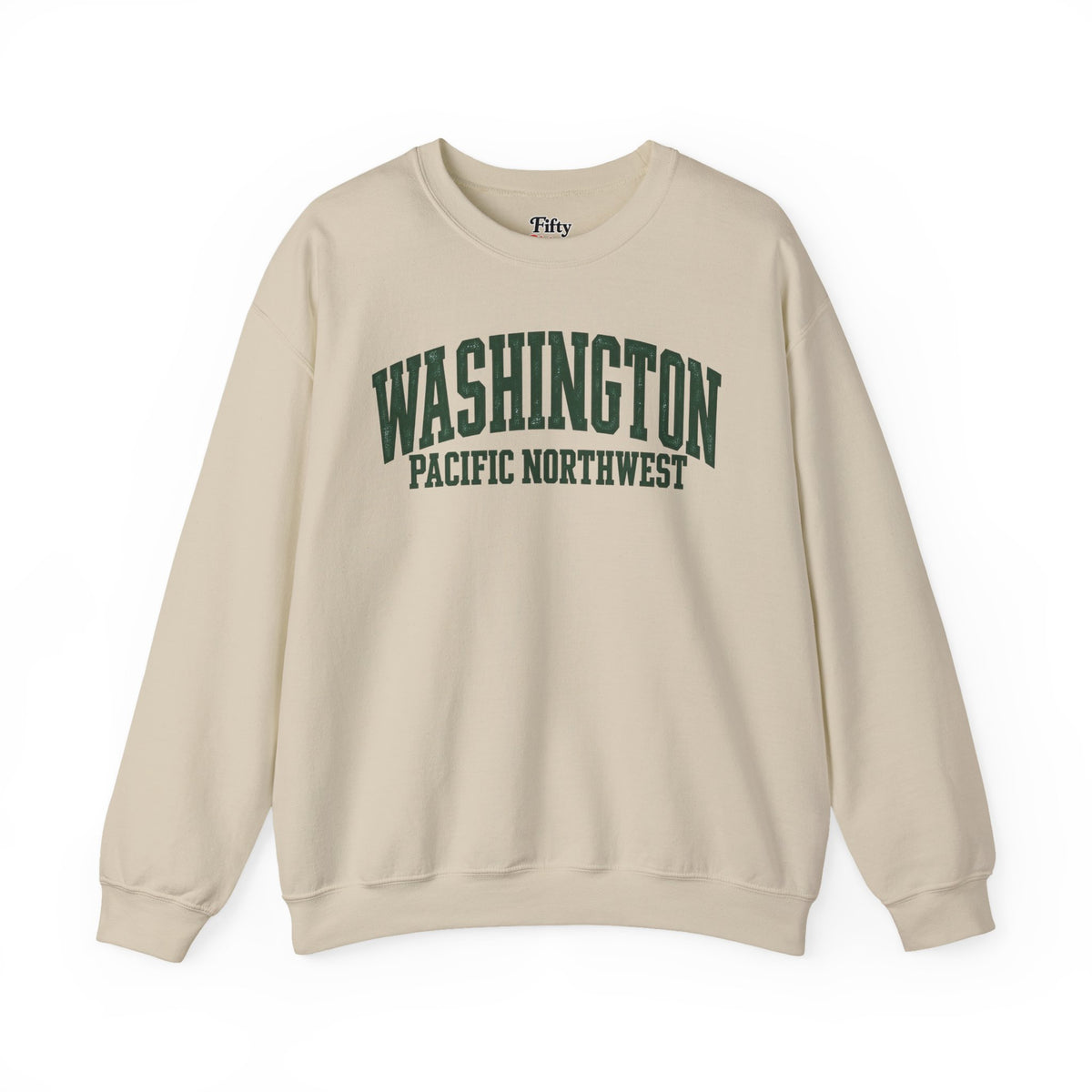 Washington Pacific Northwest Unisex Crewneck Sweatshirt State Name Graphic