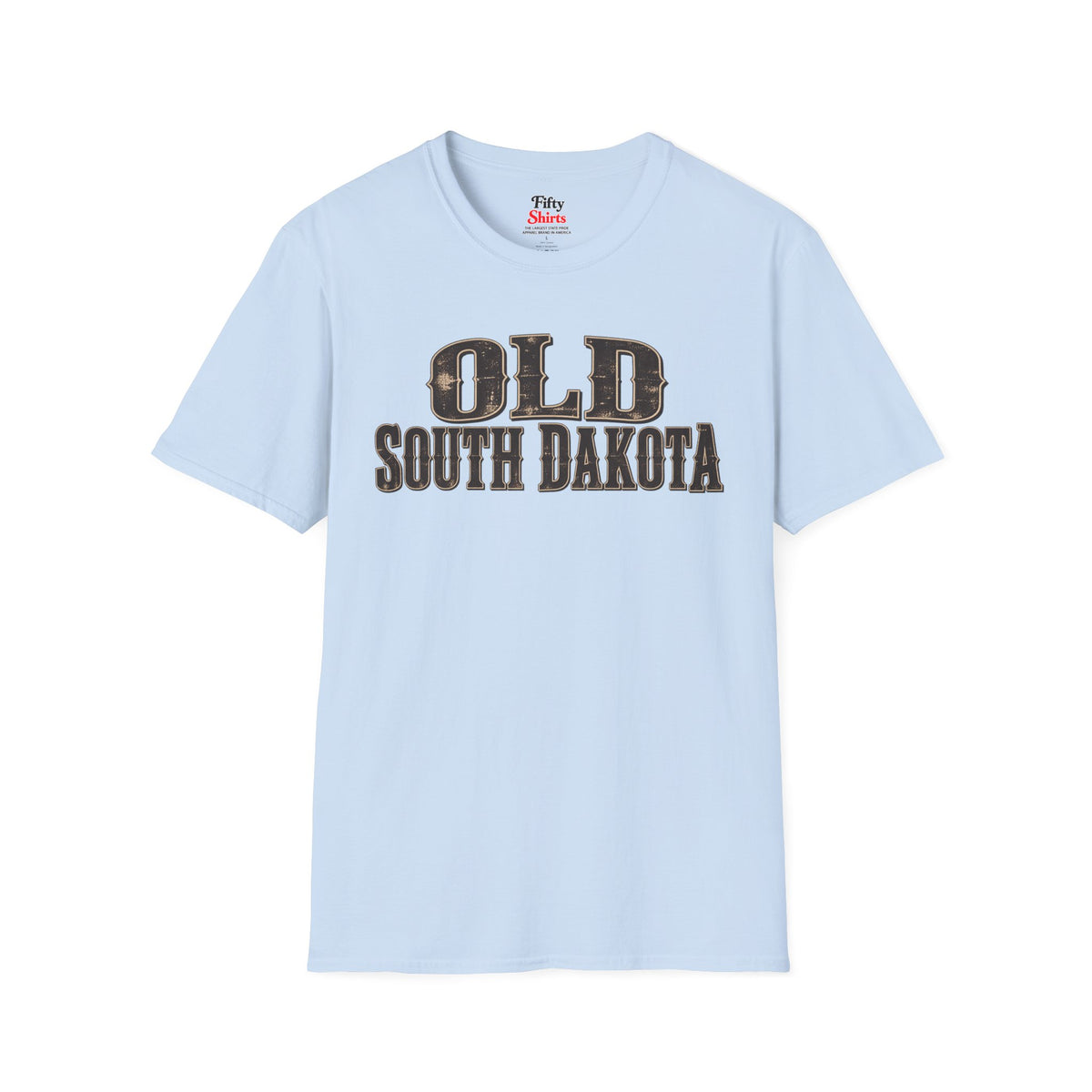 Old South Dakota Unisex Softstyle T Shirt State Name Graphic Tee
