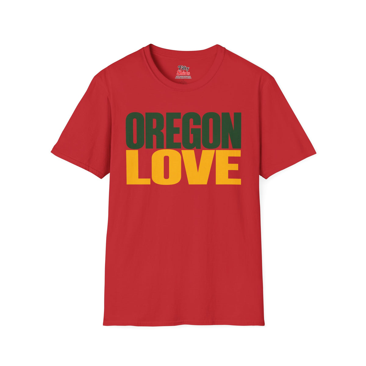 Oregon Love Unisex Softstyle T Shirt State Name Graphic Tee