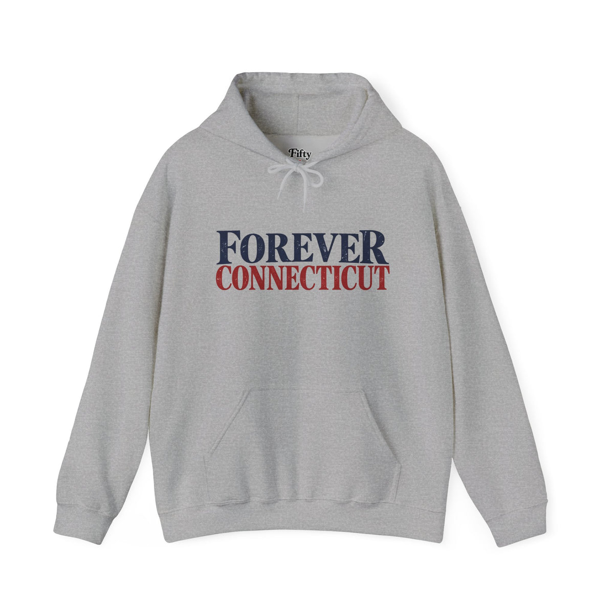 Forever Connecticut Unisex Hoodie State Name Graphic