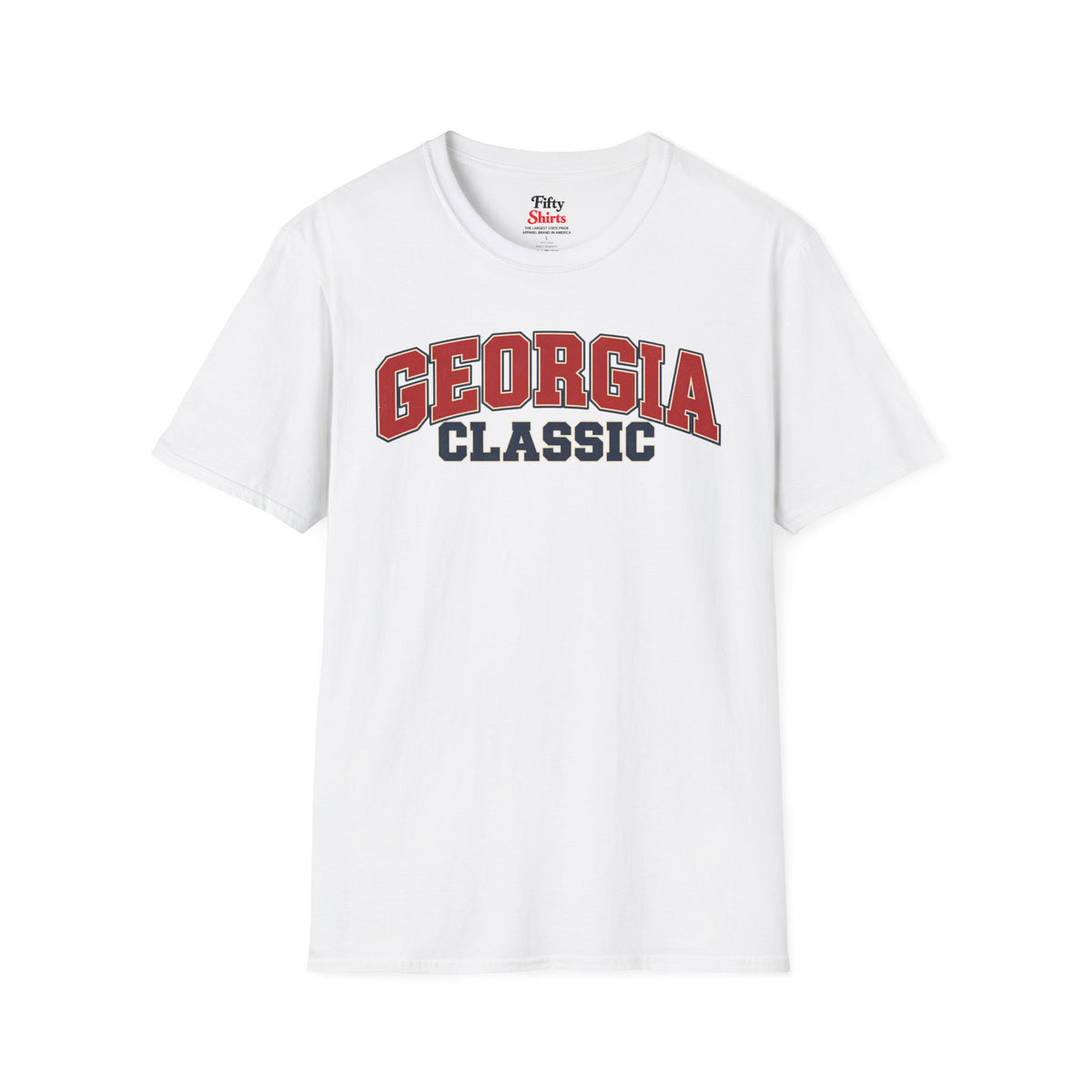 Georgia Classic Unisex Softstyle T Shirt State Name Graphic Tee
