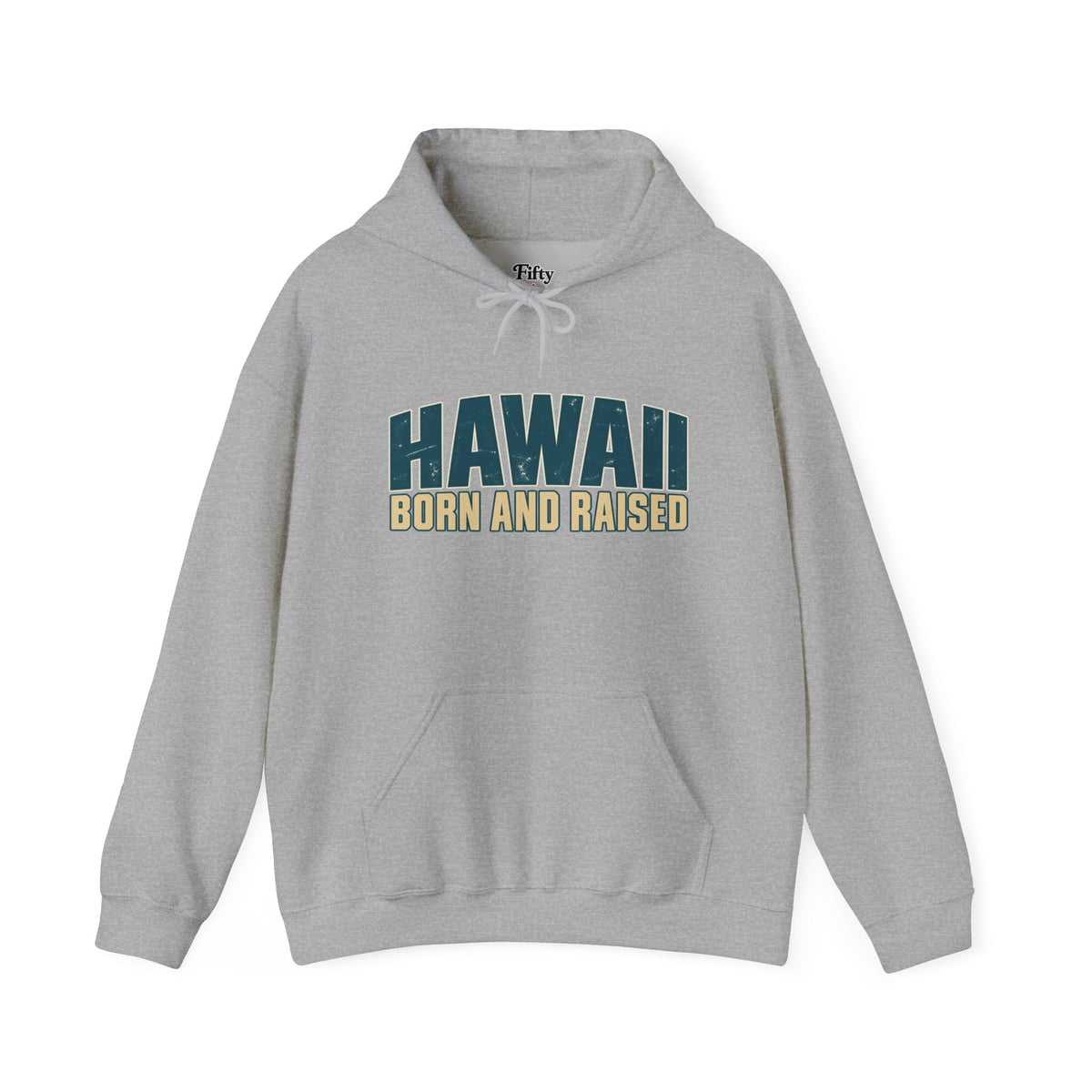 Hawaii Born and Raised Premium Surf Unisex Hoodie Graphic