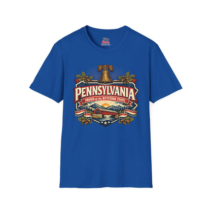 Pennsylvania State Pride Unisex Softstyle T Shirt State Pride Graphic Tee Collections FS03