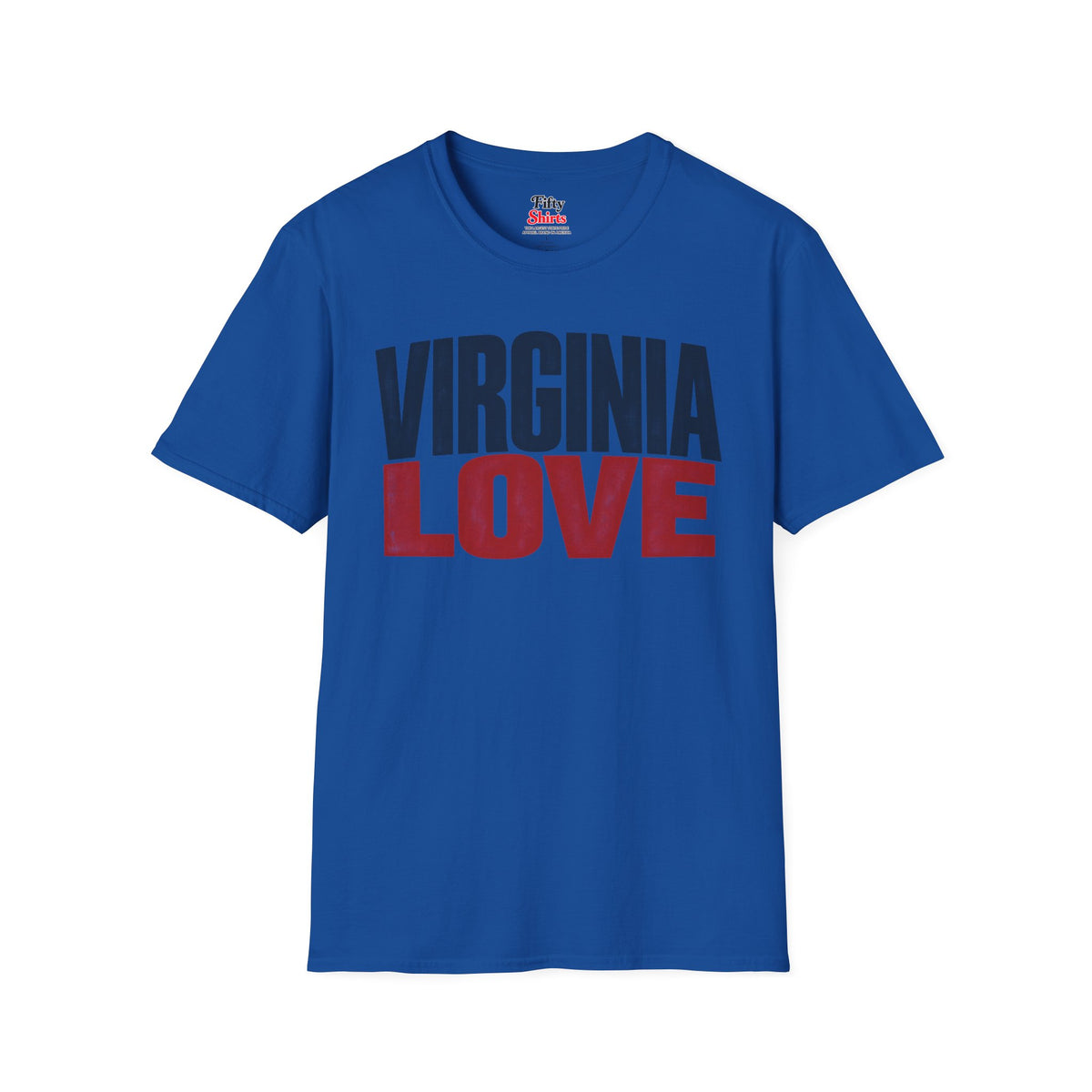 Virginia Love Unisex Softstyle T Shirt State Name Graphic Tee