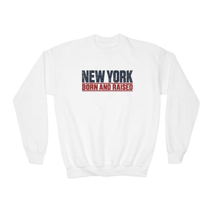 New York Born and Raised Workwear Unisex Crewneck Sweatshirt Graphic