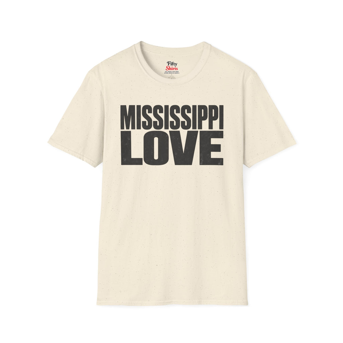 Mississippi Love Unisex Softstyle T Shirt State Name Graphic Tee