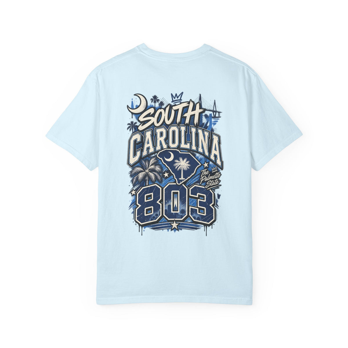 South Carolina 803 Unisex Comfort Color 1717 Streetwear Graphic Tee
