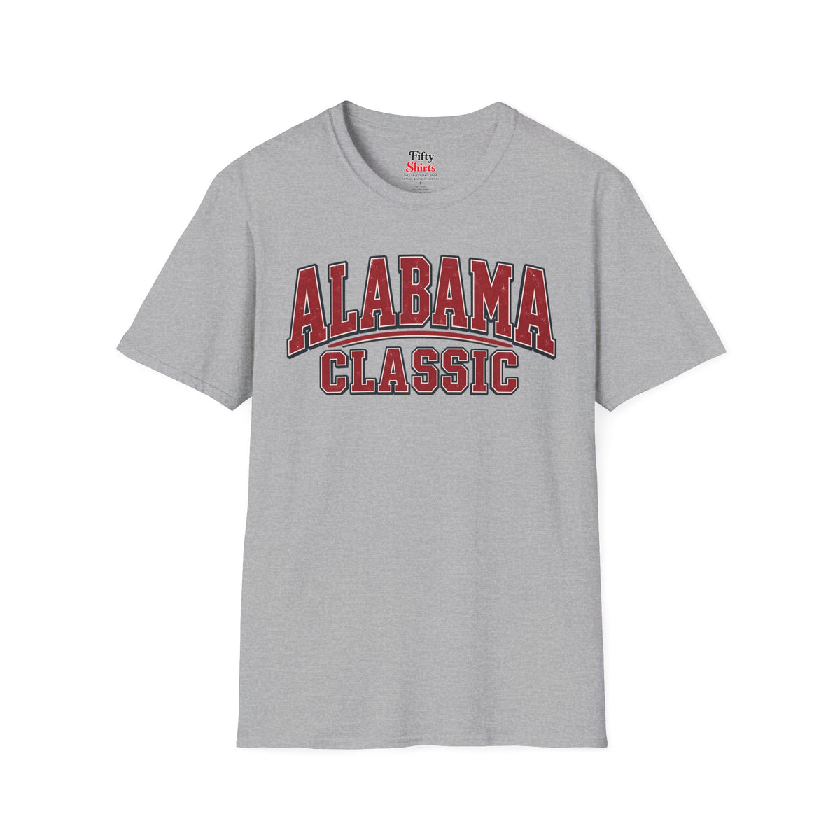 Alabama Classic Unisex Softstyle T Shirt State Name Graphic Tee