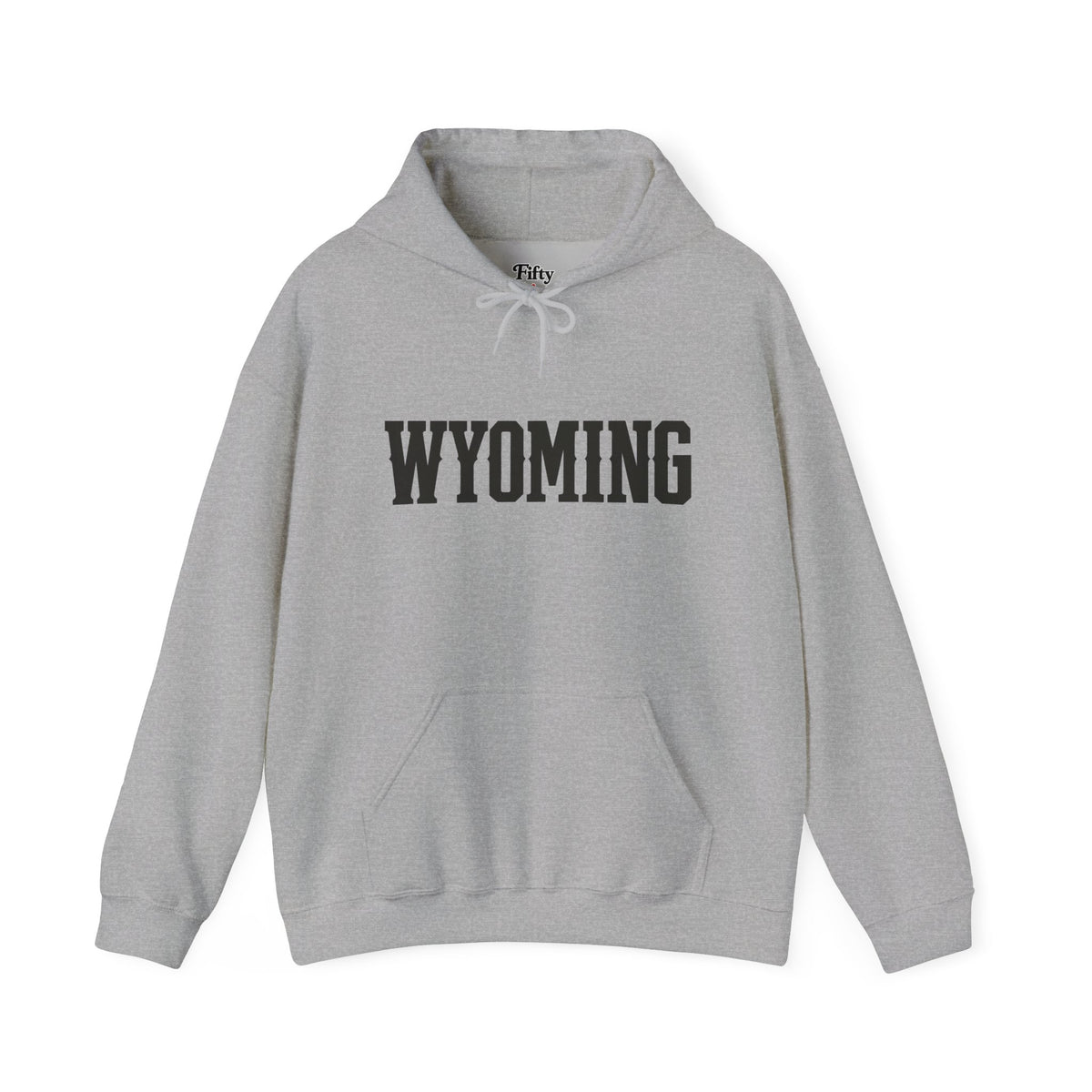 Wyoming Unisex Hoodie State Name Graphic