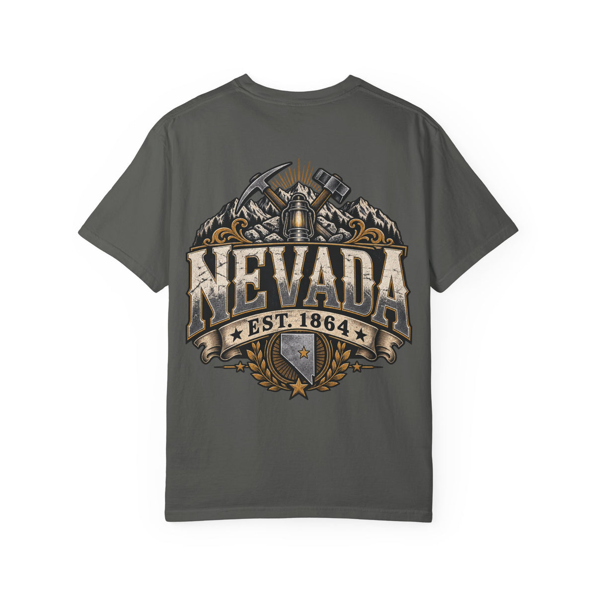 Nevada Established 1864 Unisex Comfort Color 1717 Streetwear Graphic Tee