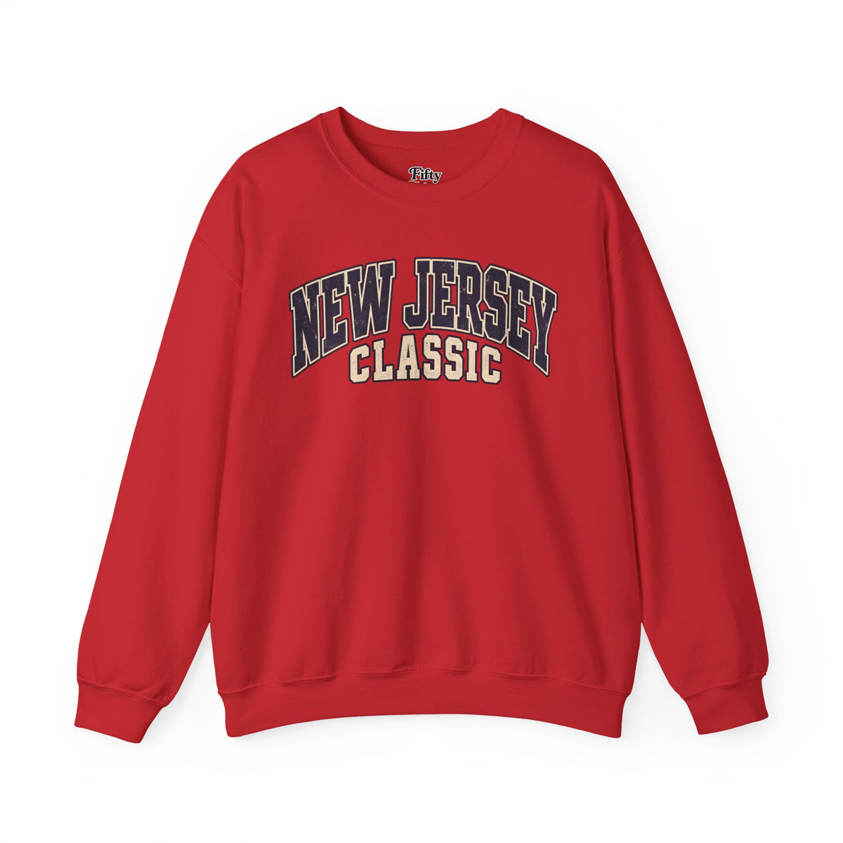 New Jersey Classic Unisex Crewneck Sweatshirt State Name Graphic