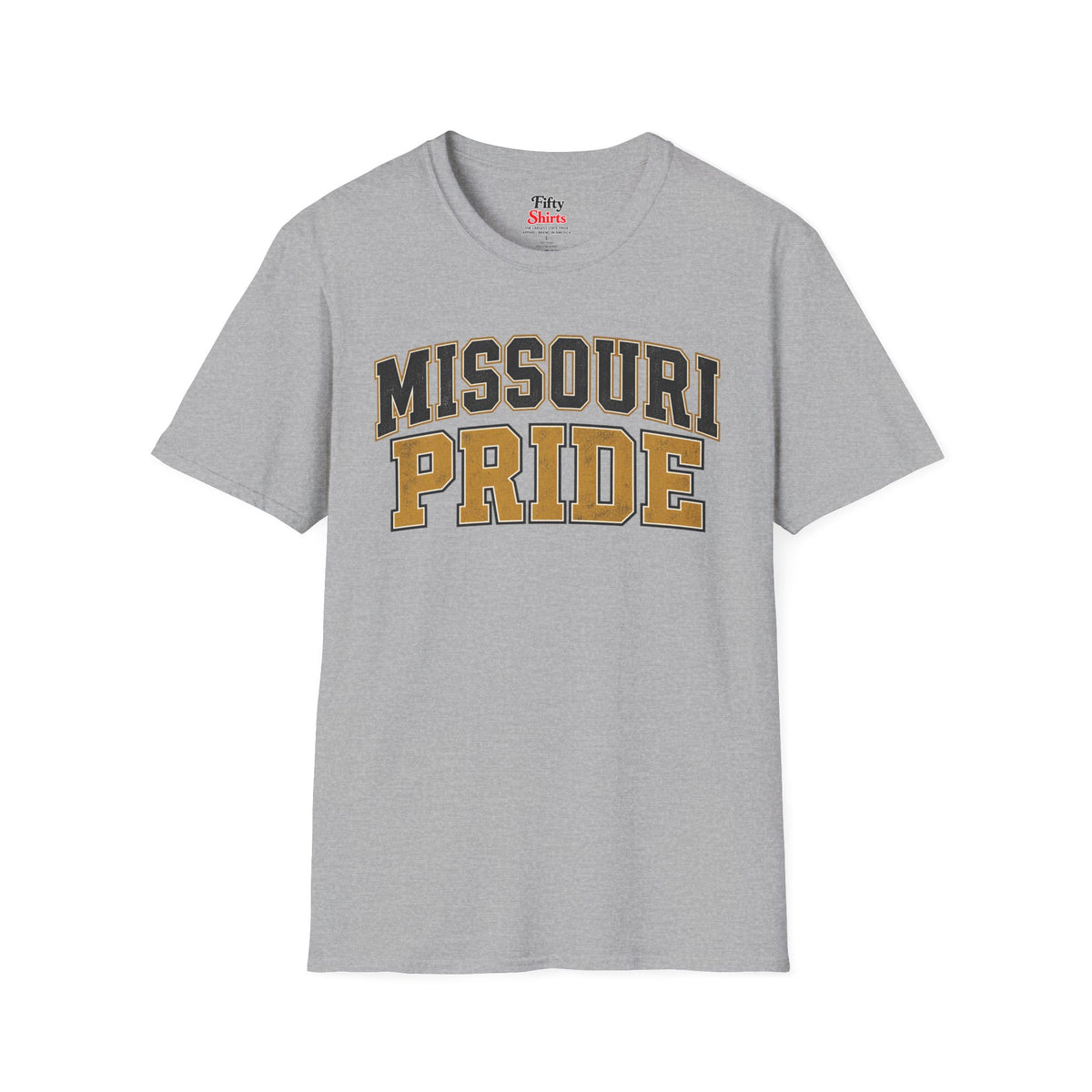Missouri Pride Unisex Softstyle T Shirt State Name Graphic Tee