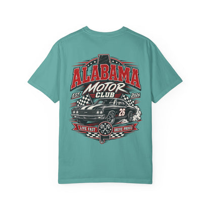 Alabama Motor Club Unisex Comfort Color 1717 Streetwear Graphic Tee