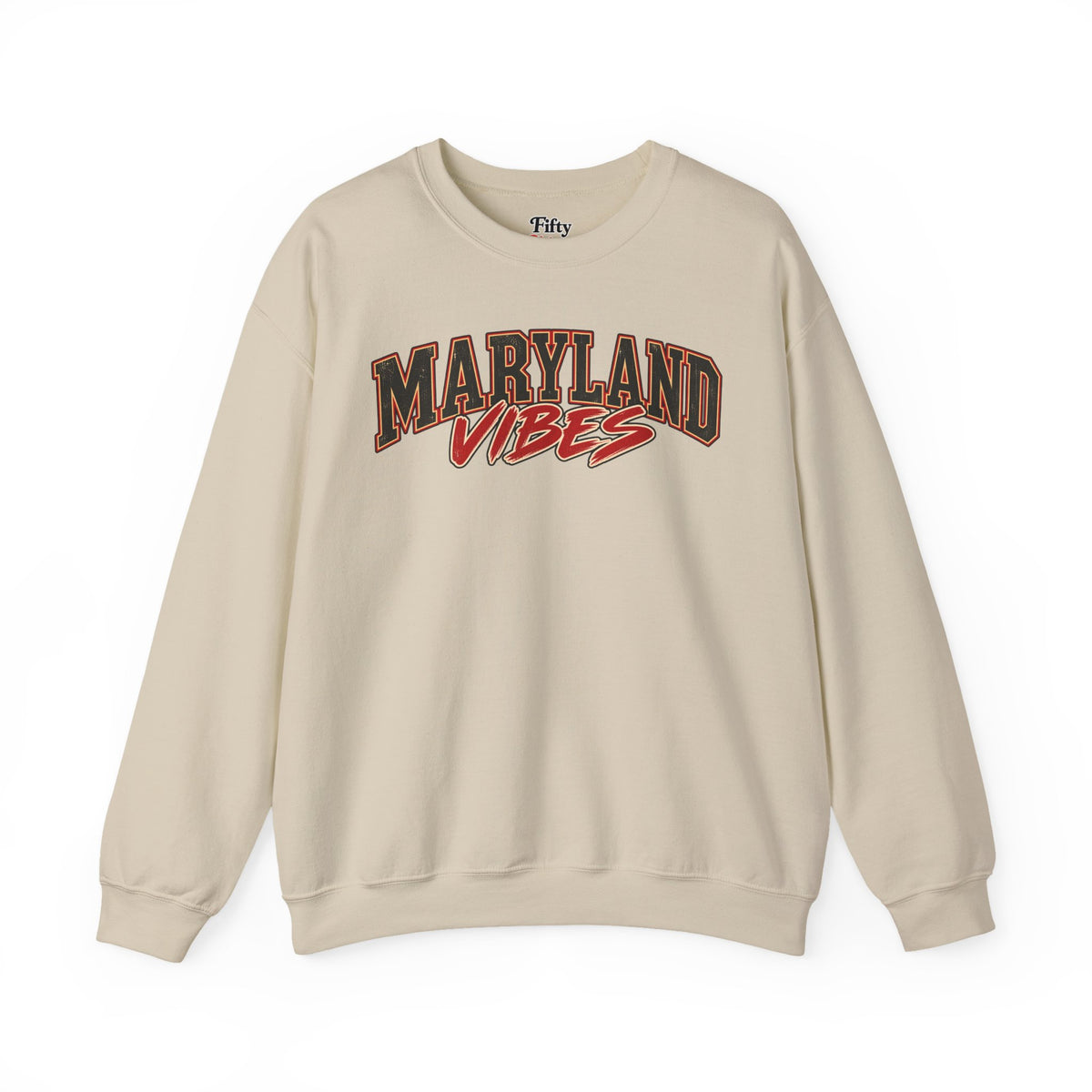 Maryland Vibes Unisex Crewneck Sweatshirt State Name Graphic