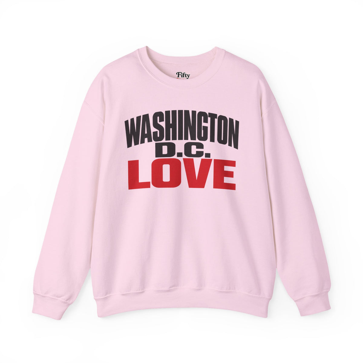 Washington DC Love Unisex Crewneck Sweatshirt State Name Graphic