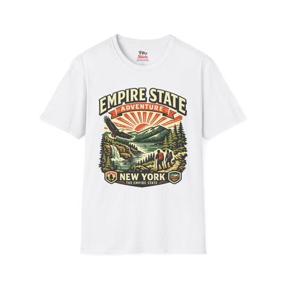 New York Empire State Unisex Softstyle T Shirt State Pride Graphic Tee Collections FS03