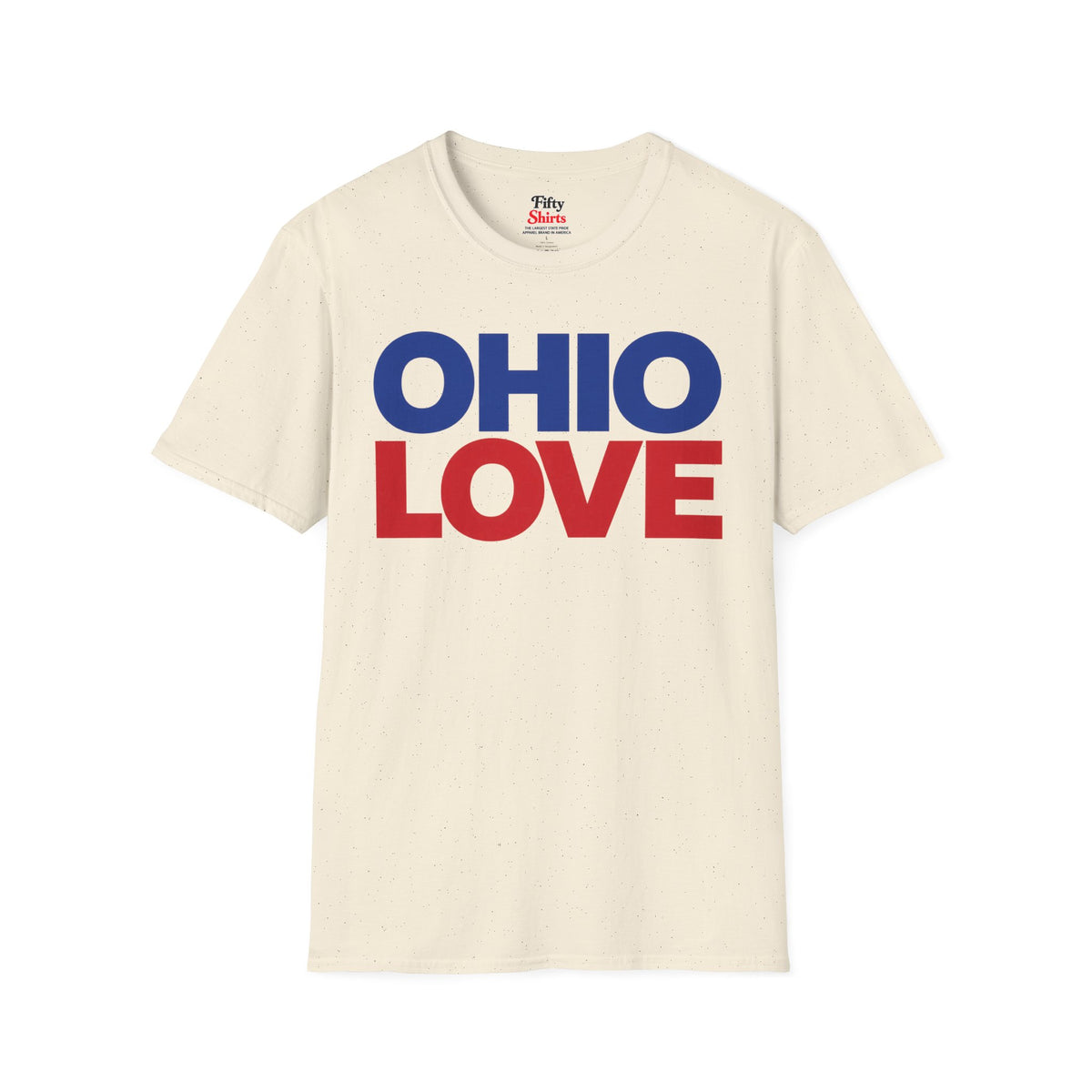 Ohio Love Unisex Softstyle T Shirt State Name Graphic Tee