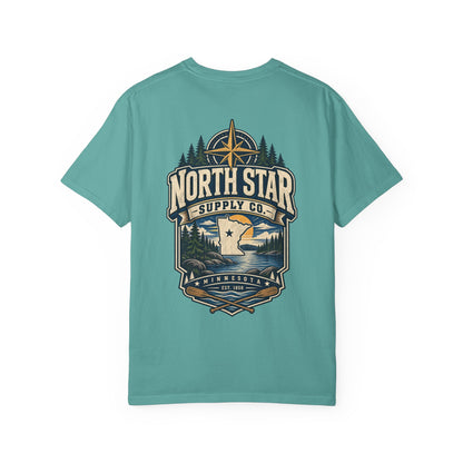 Minnesota North Star Supply Co. Unisex Comfort Color 1717 Streetwear Graphic Tee