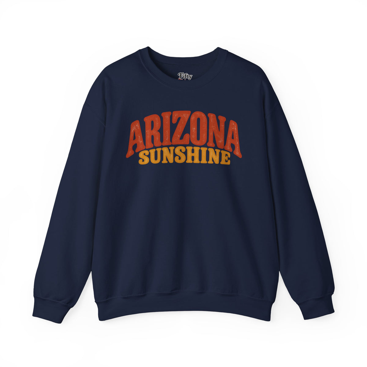 Arizona Sunshine Unisex Crewneck Sweatshirt State Name Graphic