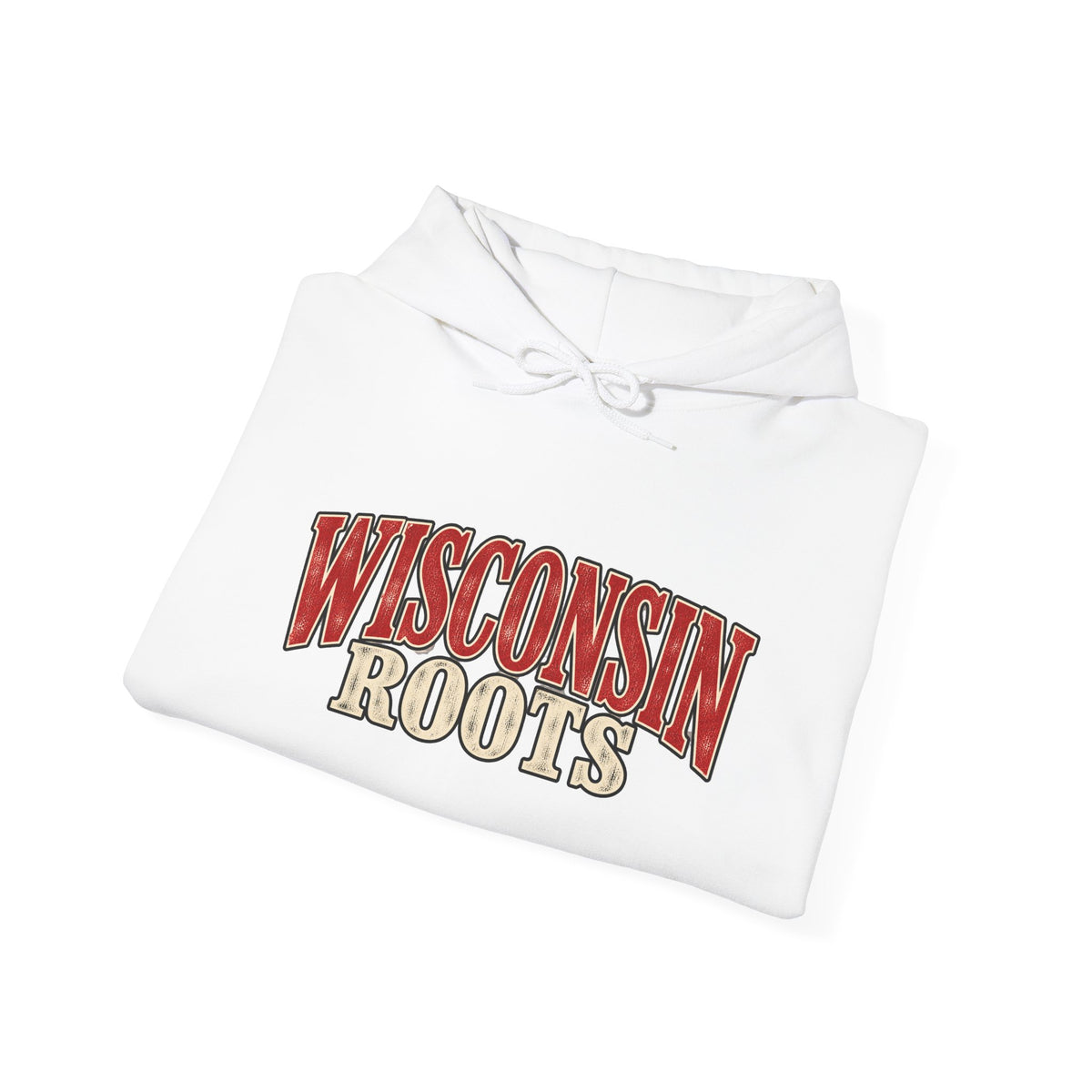 Wisconsin Roots Unisex Hoodie State Name Graphic