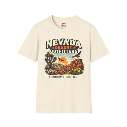 Nevada Desert Outfitters Unisex Softstyle T Shirt State Pride Graphic Tee Collections FS03