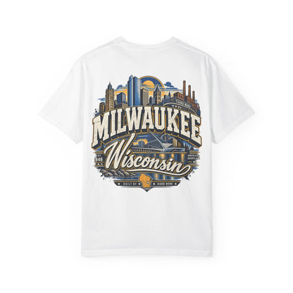 Milwaukee Wisconsin Unisex Comfort Color 1717 Streetwear Graphic Tee