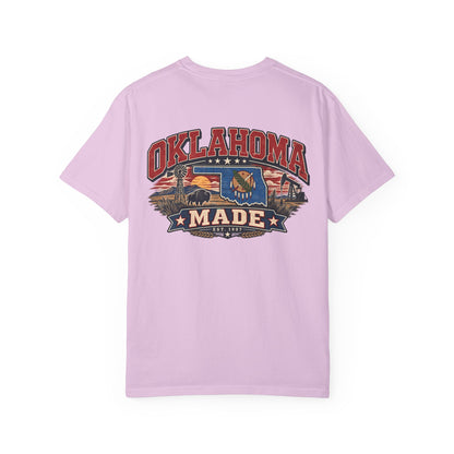 Oklahoma Made Unisex Comfort Color 1717 Streetwear Graphic Tee